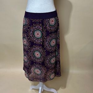 LuLaRoe Lola mini maxi skirt size medium